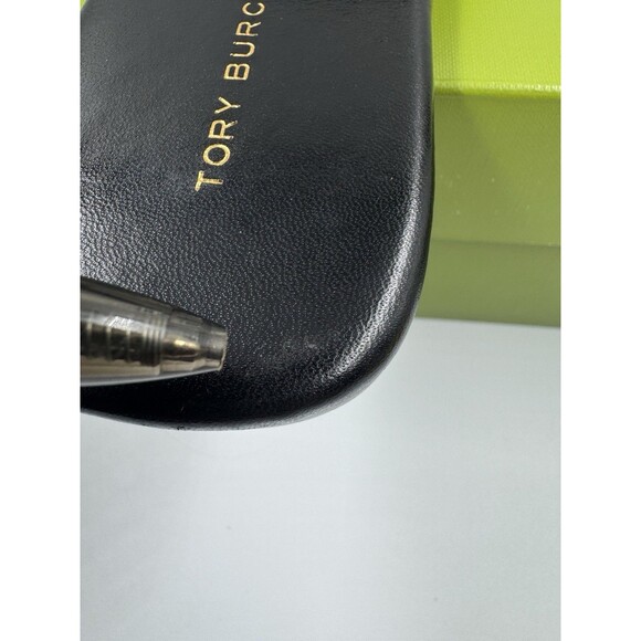 Tory Burch INES Classic Single-Band Goat Leather Slide (Perfect Black) Size 6 - Picture 10 of 16